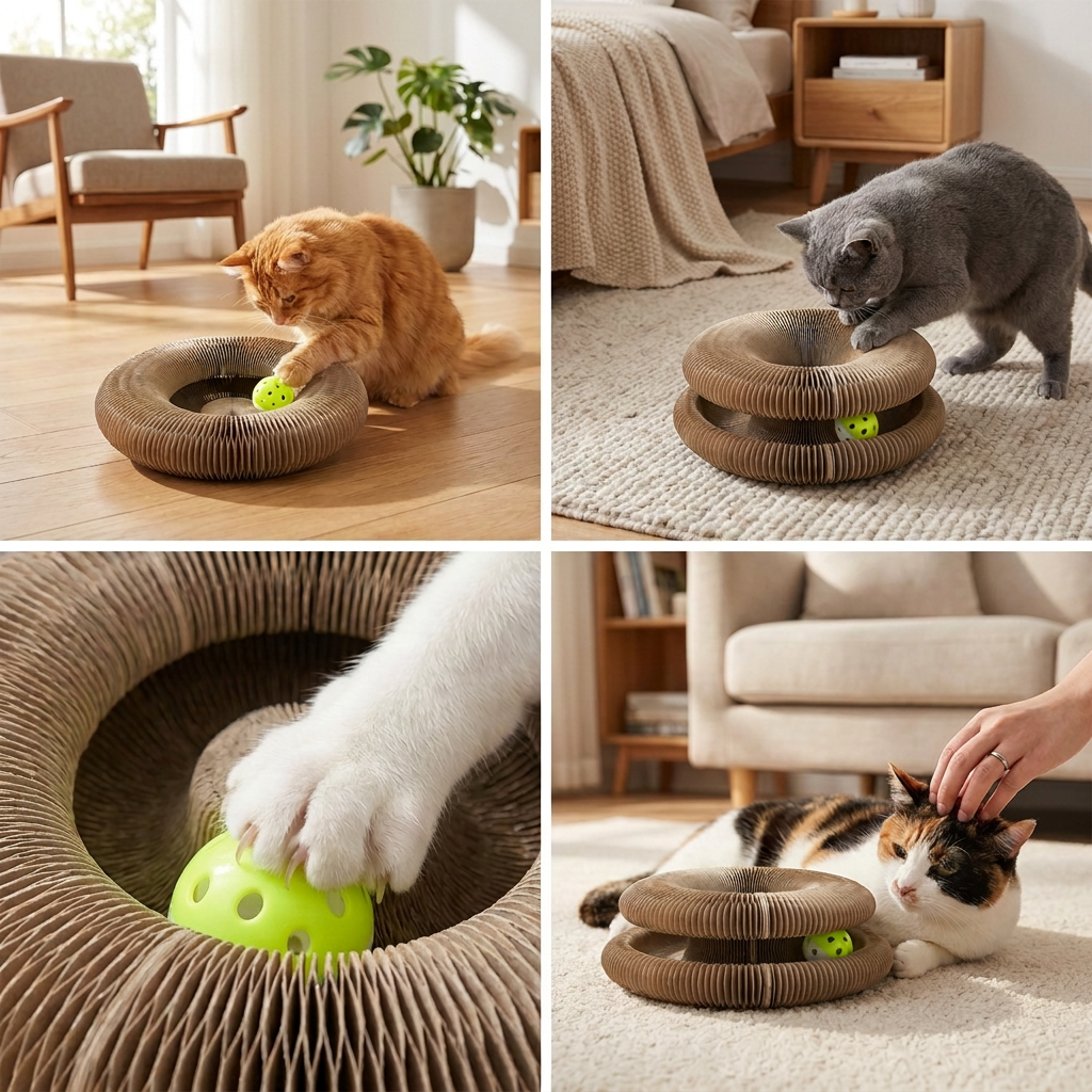 Fun Play and Scratching Delight for Your Cat – PlayFun Ball