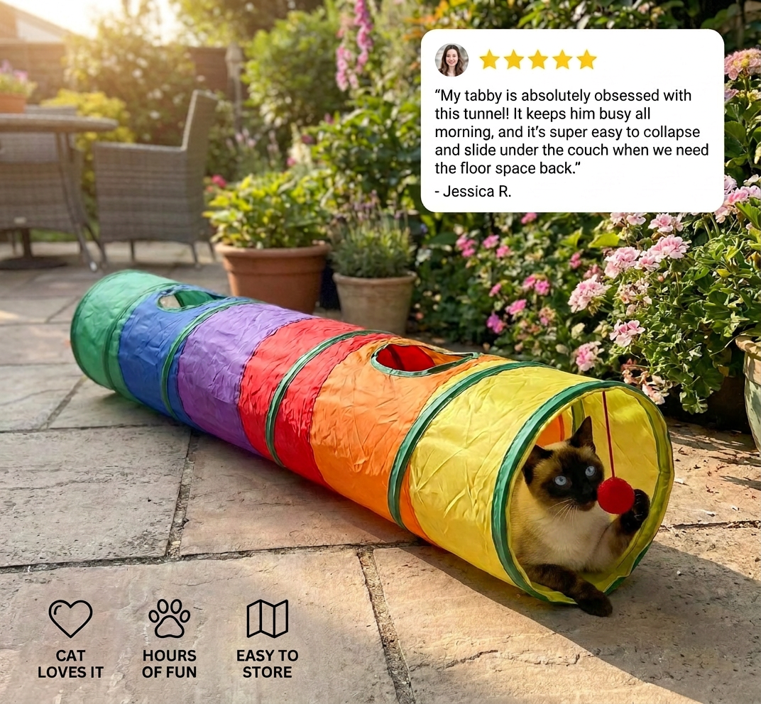 Rainbow Cat Tunnel – PlayFun Tunnel
