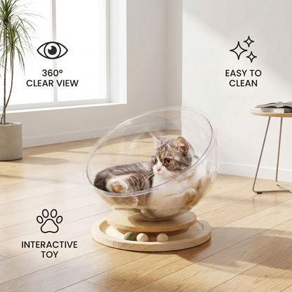 Cat Play and Relaxation Oasis – PurrPlay Pod