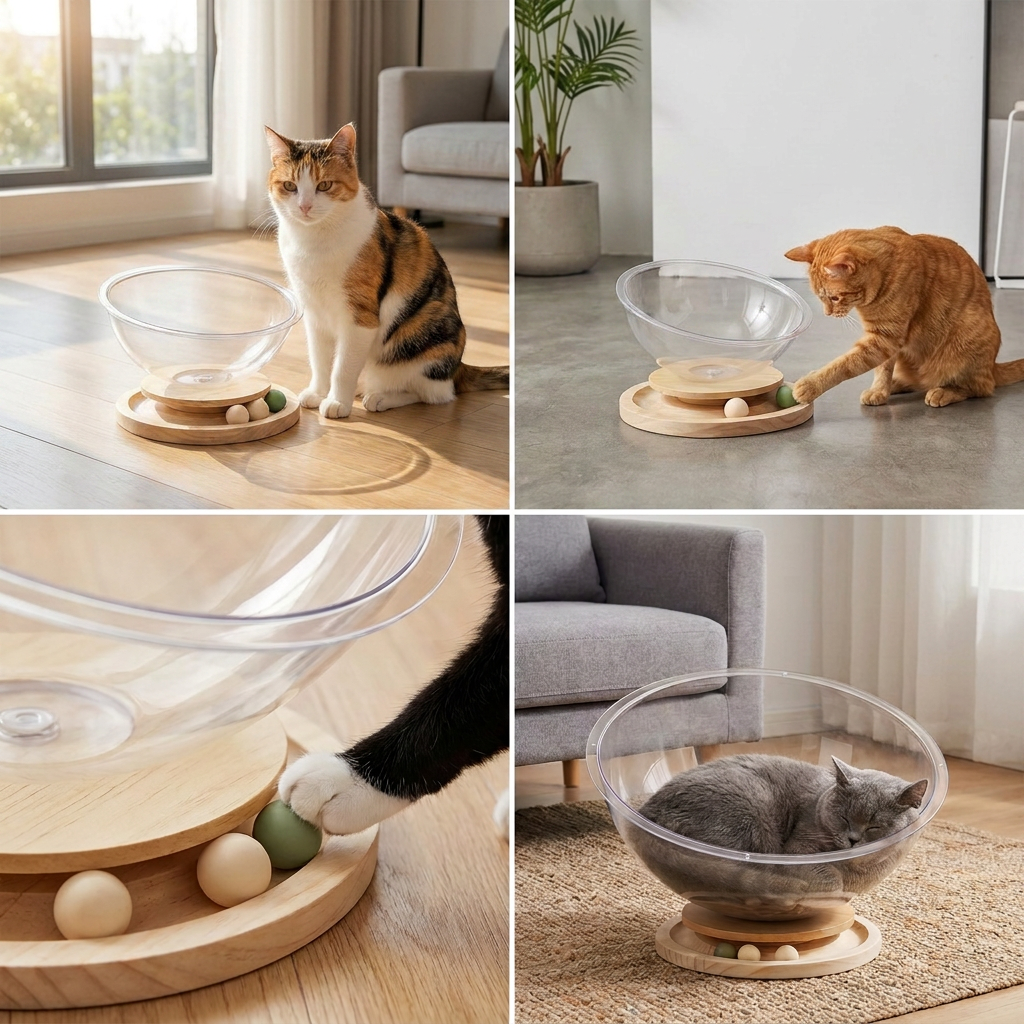 Cat Play and Relaxation Oasis – PurrPlay Pod