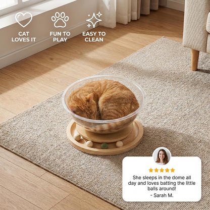 Cat Play and Relaxation Oasis – PurrPlay Pod