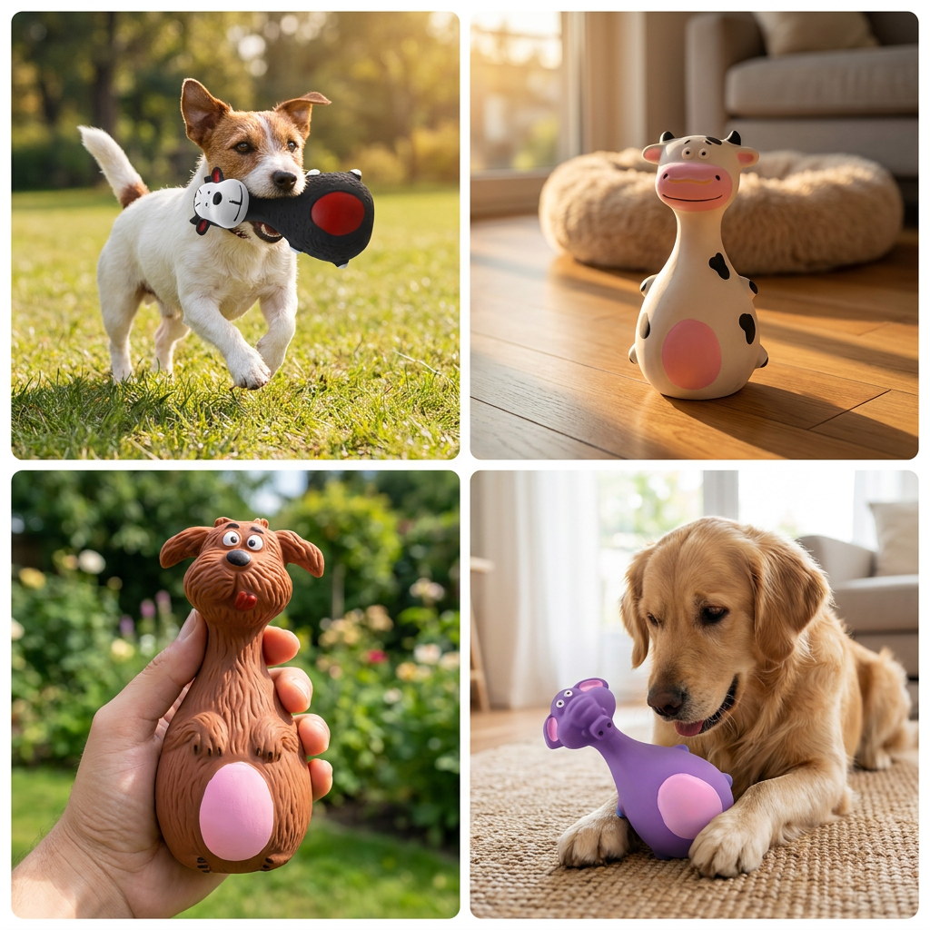 Squeaky Interactive Throw Toy