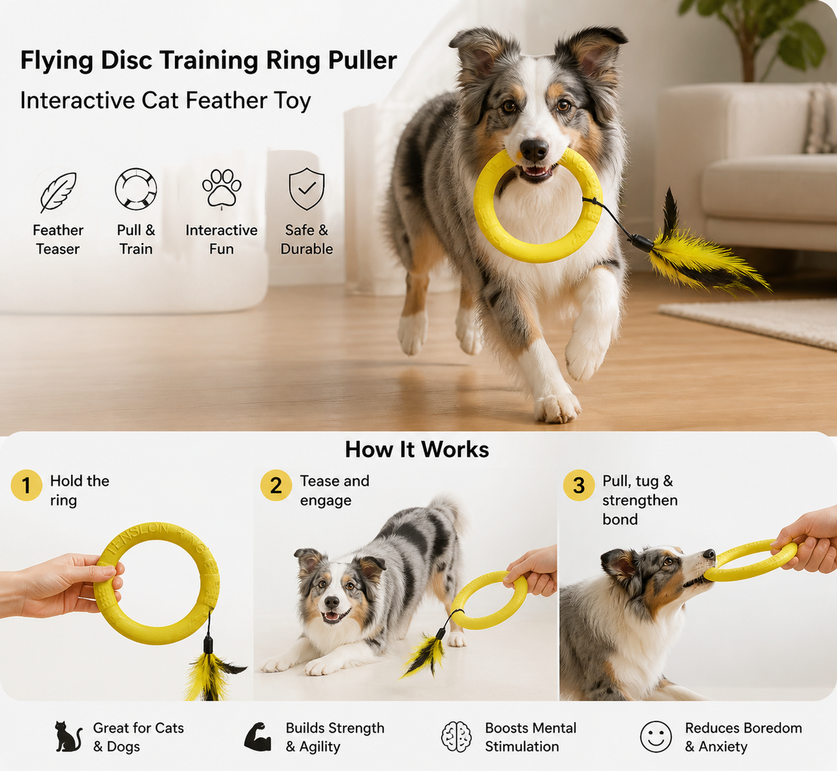 Flying Disc Training Ring Puller