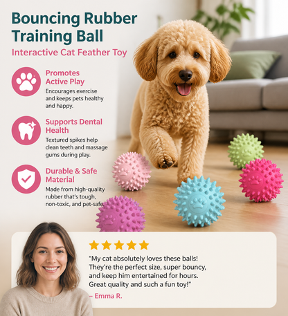 Bouncing Rubber Training Ball