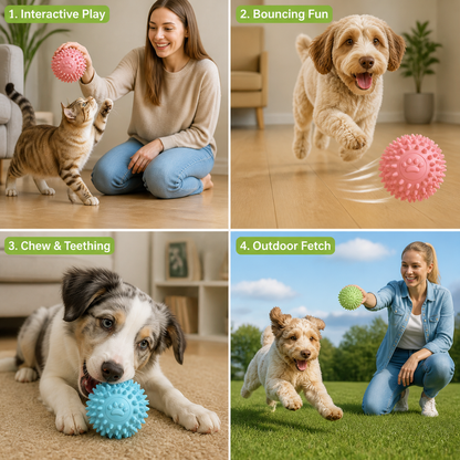 Bouncing Rubber Training Ball