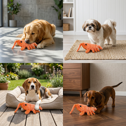 Spring Crab – The Jumping Dog Toy