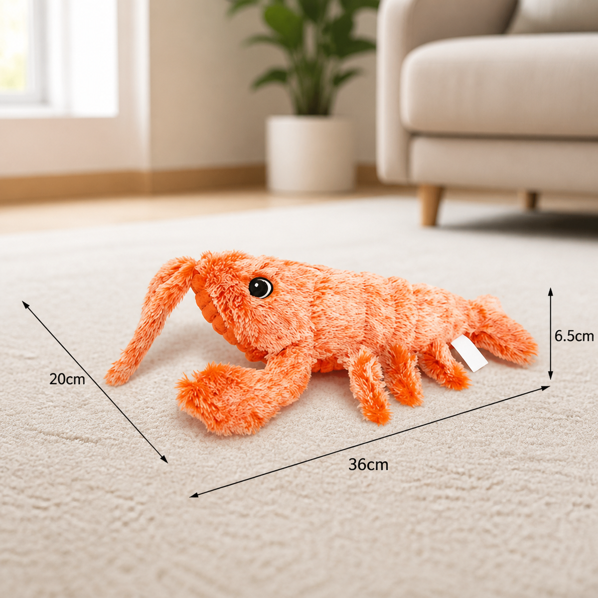 Spring Crab – The Jumping Dog Toy