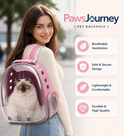 PawsJourney Pet Backpack