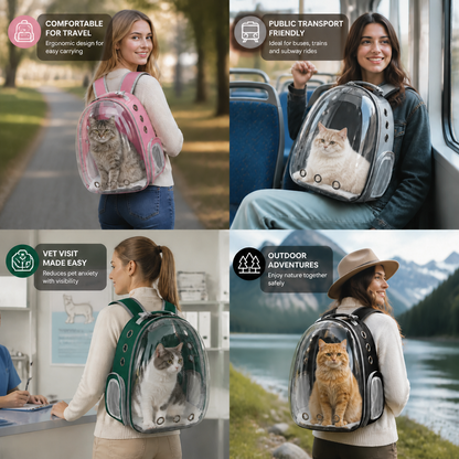 PawsJourney Pet Backpack