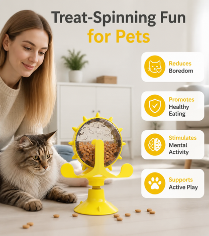 Treat-Spinning Fun for Pets