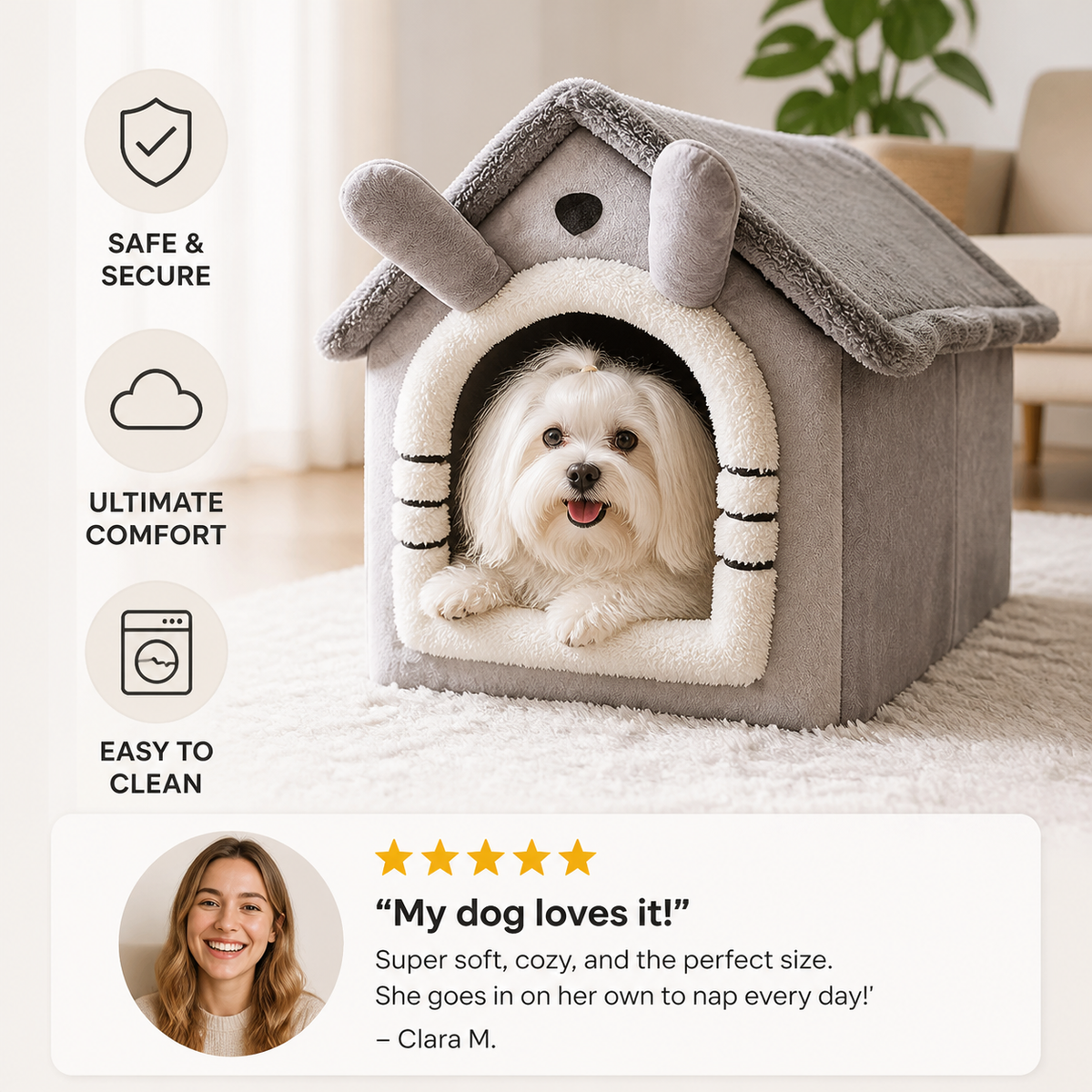 CuddleNest Indoor Dog House