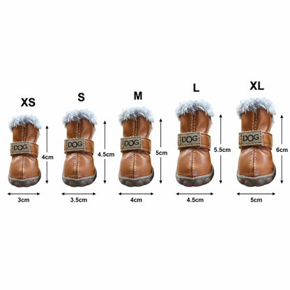 Warm Snow Boots for Dogs – FrostPaw