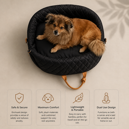 2in1 Premium Dog Carrier and Car Seat bag