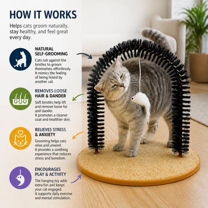 Cat Toy Arch Self-Grooming Pamper