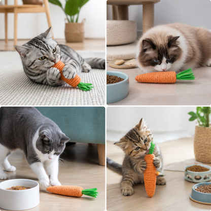 Carrot Bite-Resistant Cat Toy
