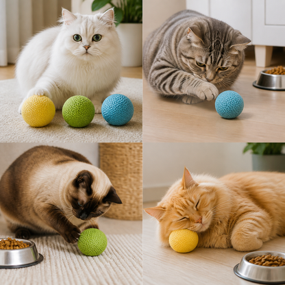 10CM Interactive Sisal Cat Scratching Ball