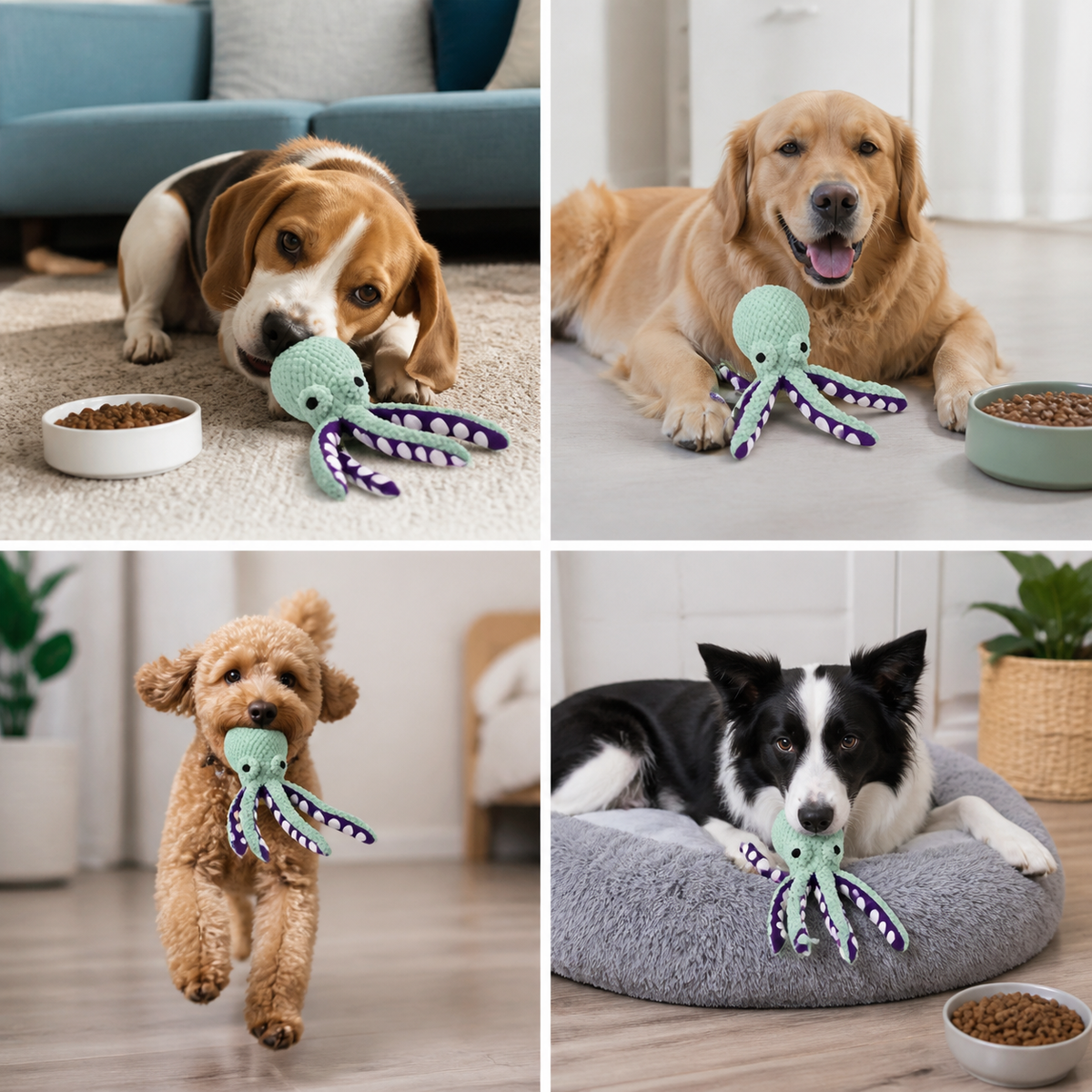 Cat Dog Sound Octopus Shell Puzzle Toy