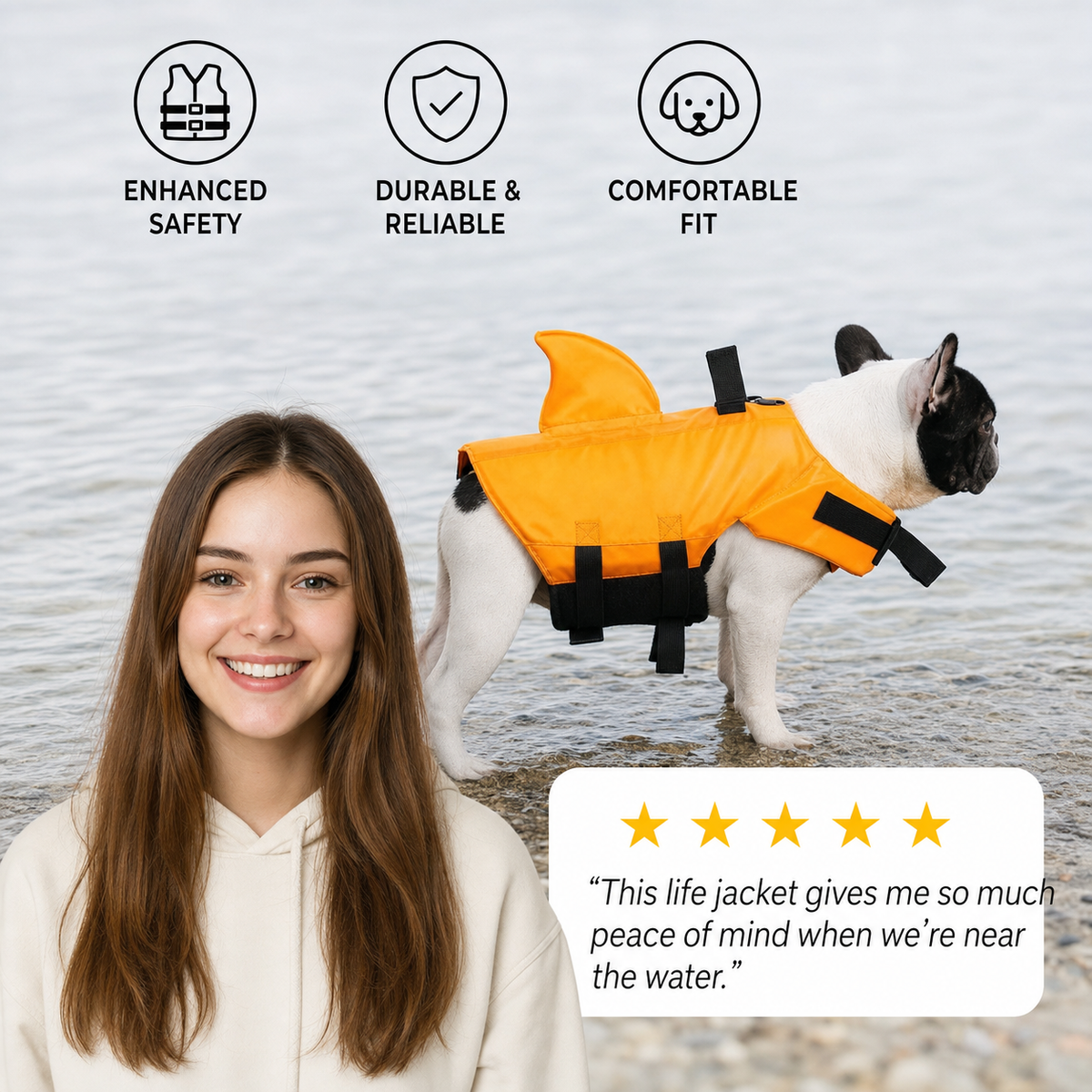 Safe Swimming Fun for Your Dog – SwimBuddy Life Jacket