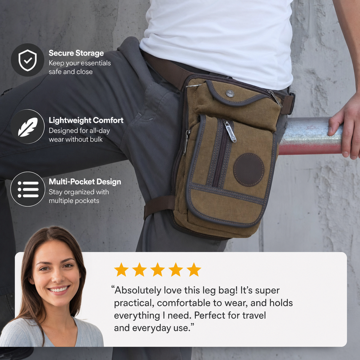 RideCompanion Leg Bag