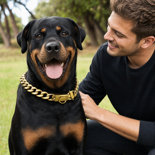 Titanium Steel Dog Collar