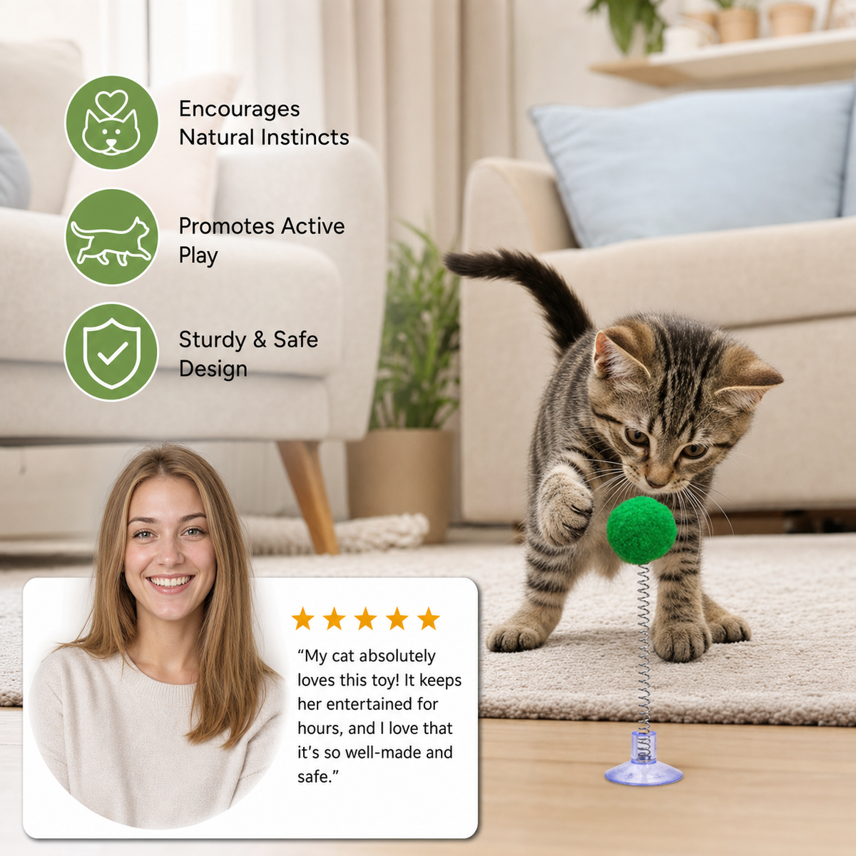 Cat Teaser Wand Toy