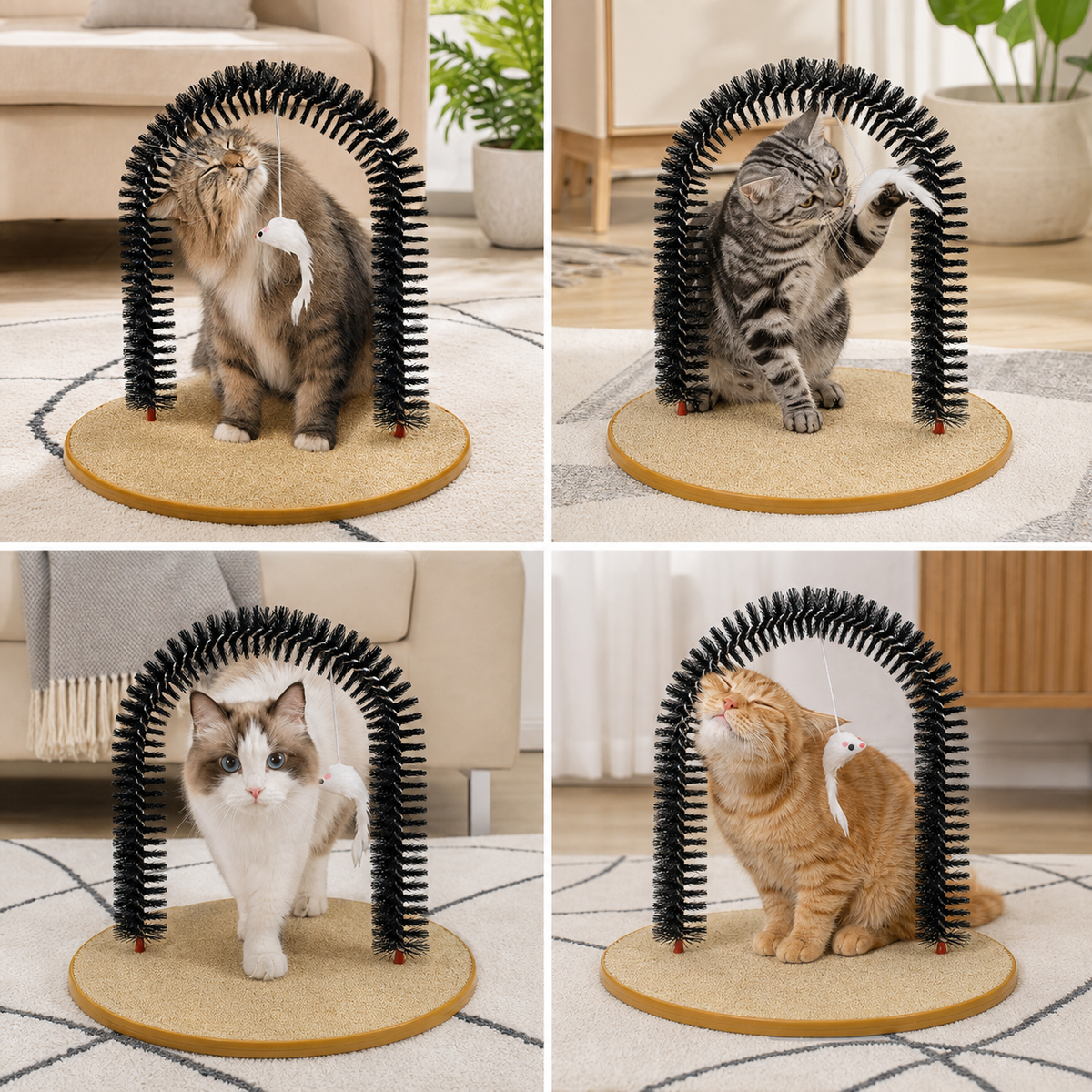 Cat Toy Arch Self-Grooming Pamper