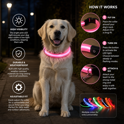 GlowCollar LED – BrightPaws