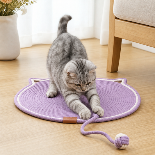 Cotton Rope Cat Scratching Mat – ScratchMate
