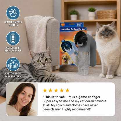 Cordless Pet Hair Vacuum – PurrClean Vac