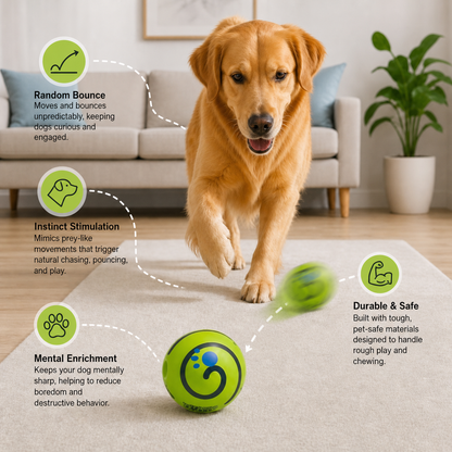 Interactive Play Ball for Dogs