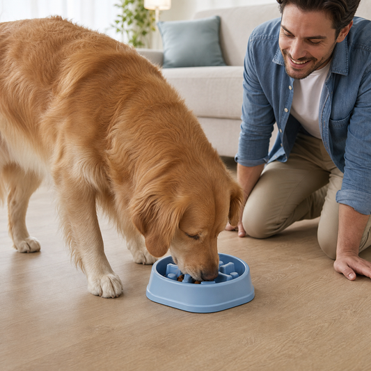 Slow Eating Feeding Station for Dogs