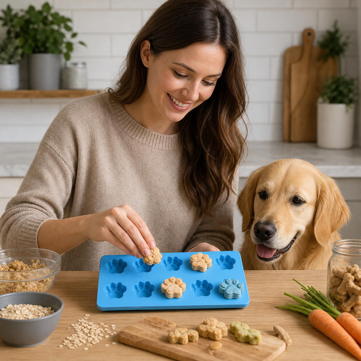 Homemade DIY Dog Treat Kit