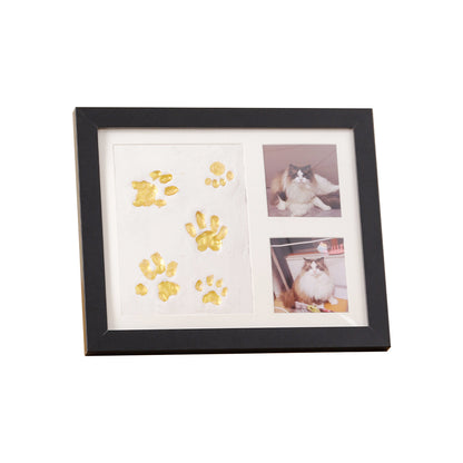 DIY Pet Paw Print Keepsake Frame Kit – Paw Impression & Photo Display