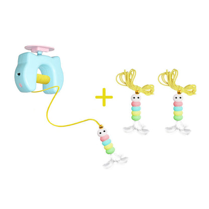 Rechargeable Hanging Door Cat Toy with Interactive Flying Feather