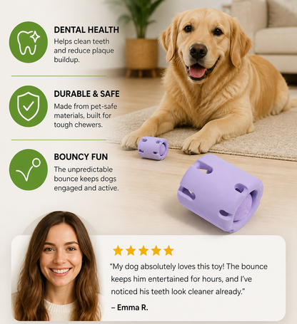BounceTuff - Interactive Dental Care Toy for Dogs
