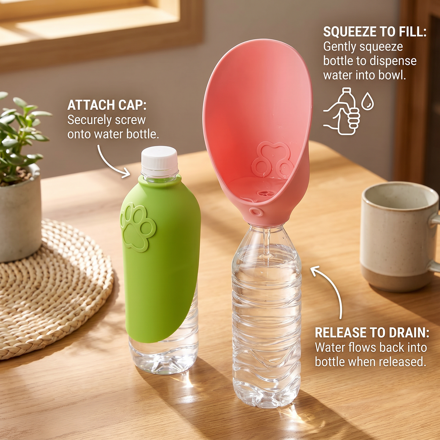 Silicone Drinking Cap for Bottles