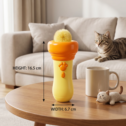 Interactive Pom-Pom Launcher Tod for Cats