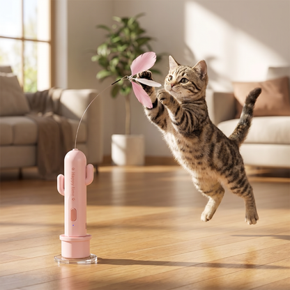 2in1 Automatic Butterfly & Laser Cat Toy