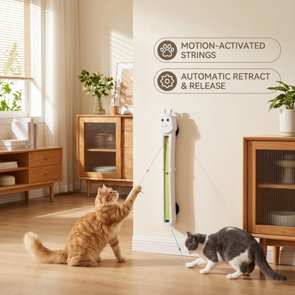 Automatic Cat Teaser Toy for Interactive & Independent Play