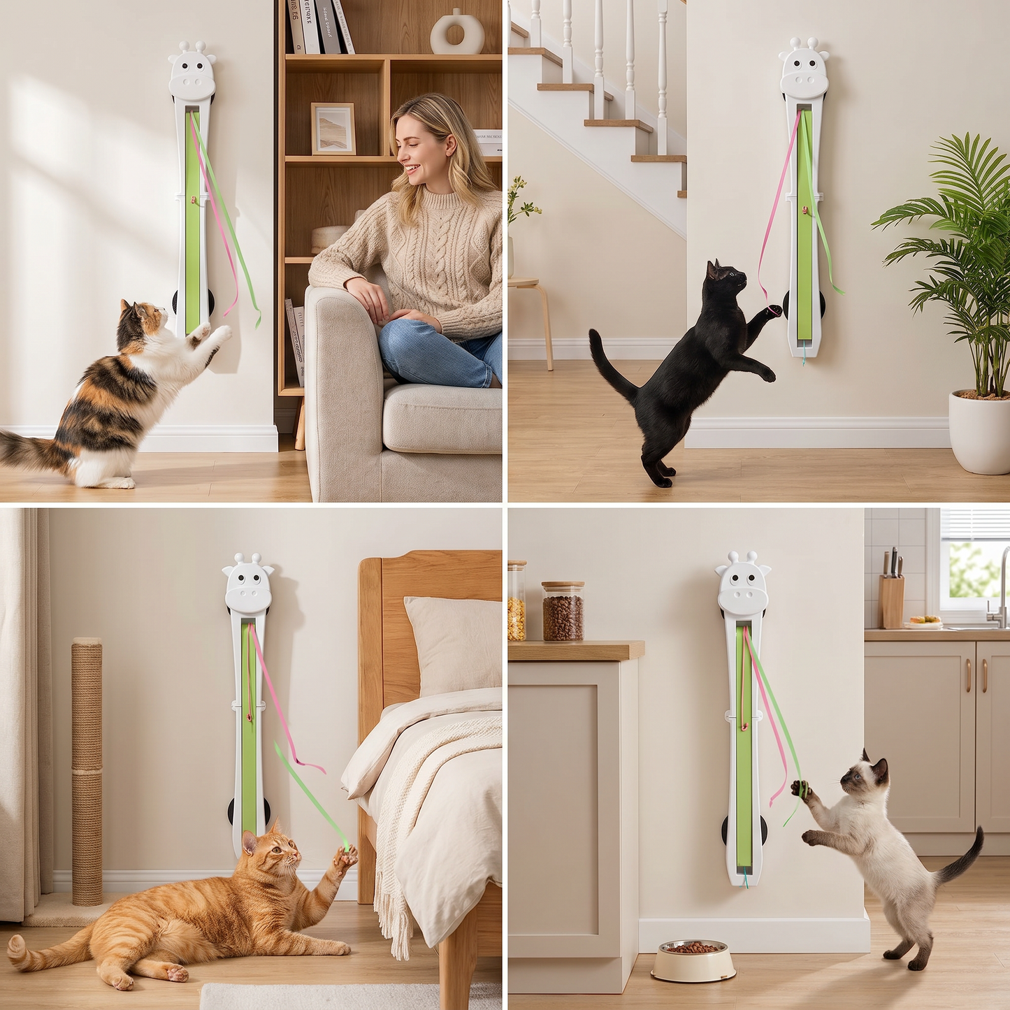 Automatic Cat Teaser Toy for Interactive & Independent Play