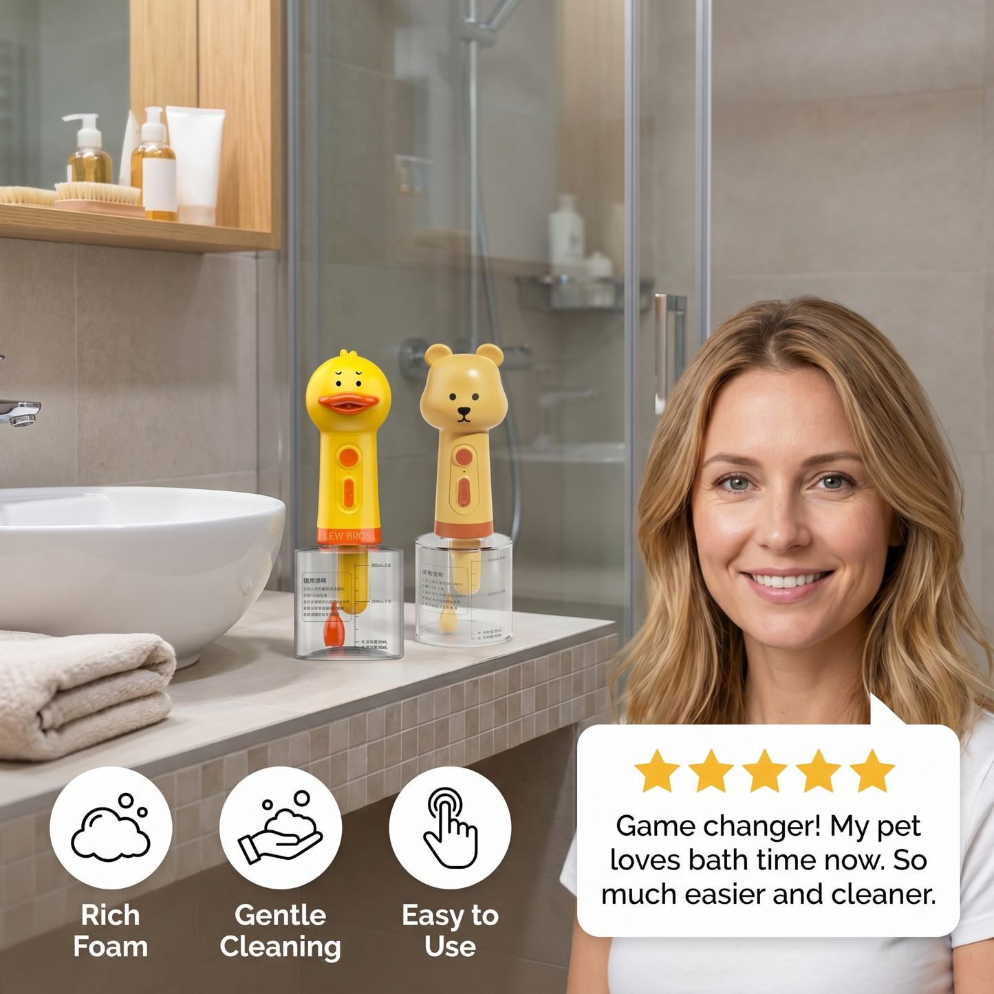 Automatic Duck Pet Foam Sprayer