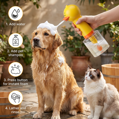 Automatic Duck Pet Foam Sprayer