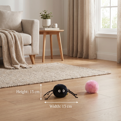 Cute Interactive Rolling Plush Cat toy