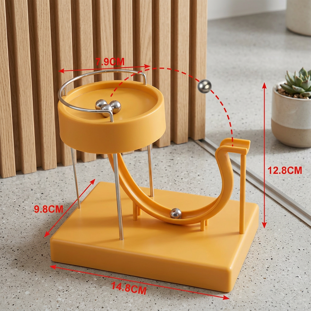 Marble run cat toy for endless fun