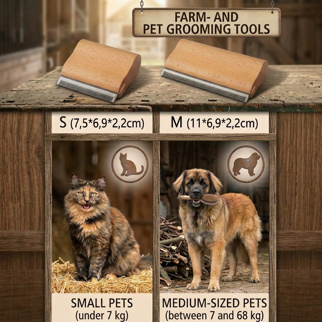2-in-1 Pet Grooming & Hair Removal Comb for Fur, Furniture & Fabrics