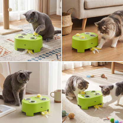 Automatic Feather Chase Toy for Cats