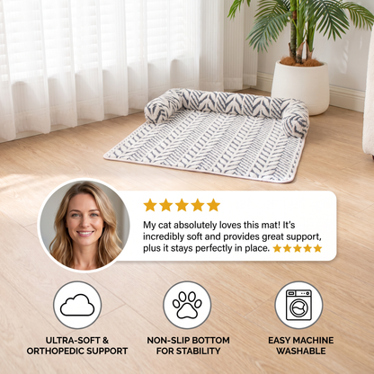 Ultra-Soft orthopedic Non-Slip Cat Bed Mat