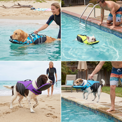 Dog Safety Swim Vest with Rescue Handle