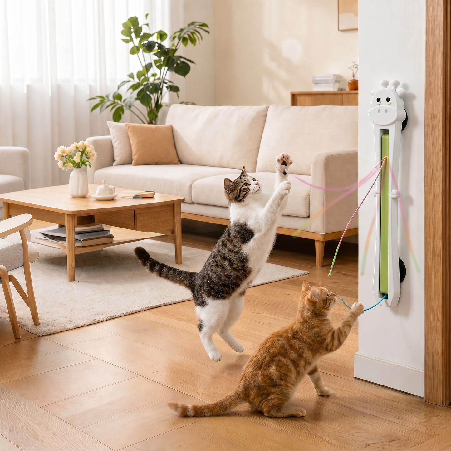 Automatic Cat Teaser Toy for Interactive & Independent Play