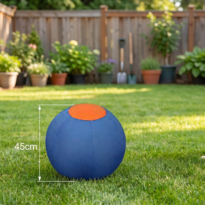 Inflatable Bite Resistant Herding Ball for Dogs – Durable Interactive Push & Chase Toy